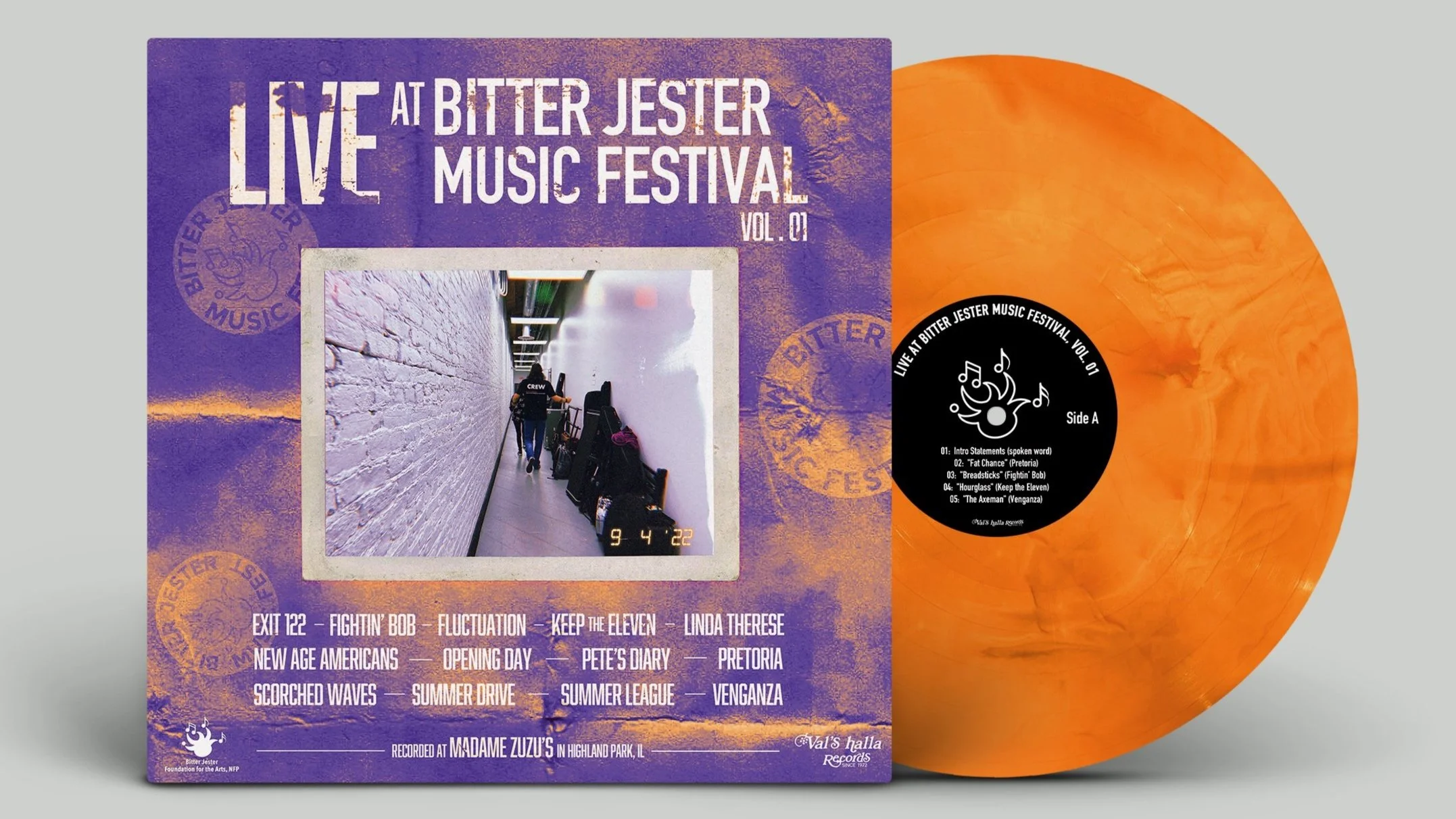 Live at Bitter Jester Music Festival Vinyl Record Pressings